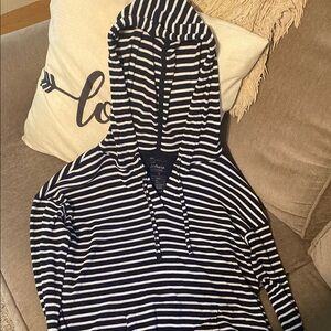 GAP Blue and White Striped Sweater